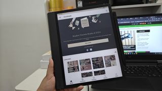 Goodreads app on the Onyx Boox Note Air 4 C tablet